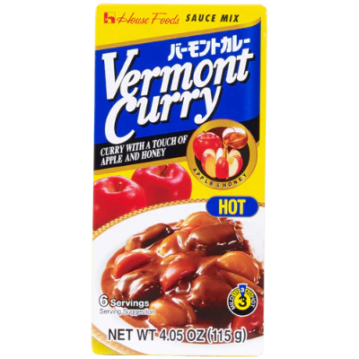 House Foods Hot Vermont Curry 115g