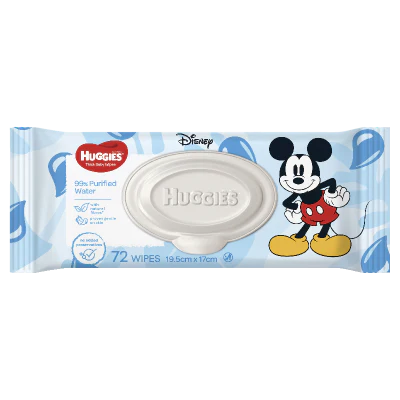 Huggies Thick Baby Wipes 72pk