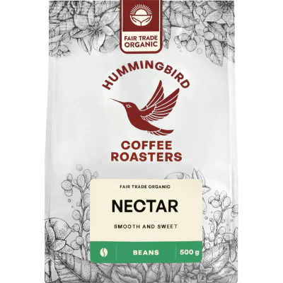 Hummingbird Nectar Organic Fair Trade Coffee Beans 500g