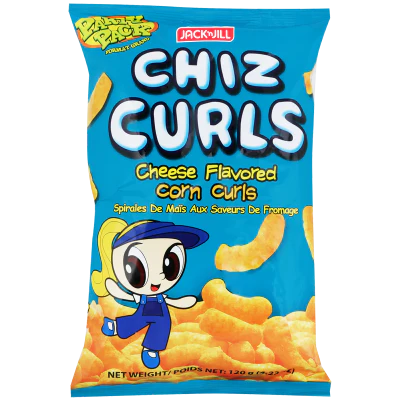 Jack 'n Jill Cheese Chiz Curls 120g