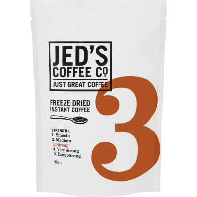 Jed's Coffee Co. #3 Strong Strength Instant Freeze Dried Coffee Refill 90g