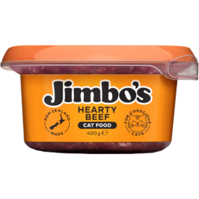 Jimbo's Hearty Beef Cat Food 400g