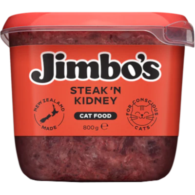 Jimbo's Steak 'N Kidney Cat Food 800g