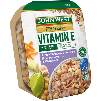 John West Brown Rice Lemongrass & Chick Pea Tuna Bowl 170g