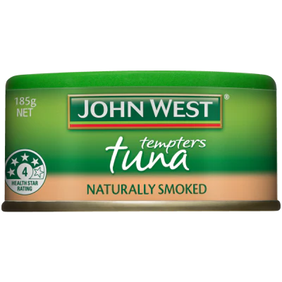 John West Naturally Smoked Tuna Tempters 185g