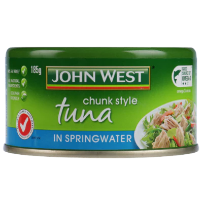 John West Tuna Chunks In Springwater 185g
