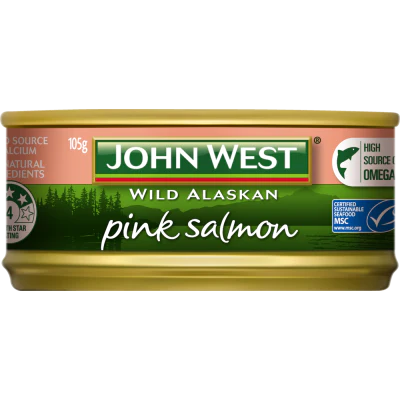 John West Wild Canadian Pink Salmon 105g