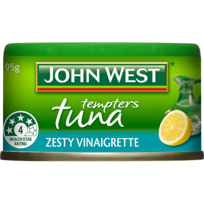 John West Zesty Vinaigrette Tuna Tempters 95g