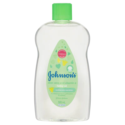 Johnson's Aloe Vera & Vitamin E Baby Oil 500ml