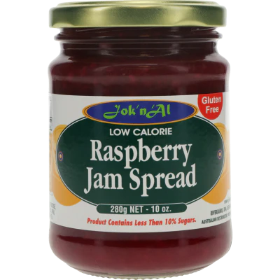 Joknal Low Calorie Raspberry Jam Spread 280g