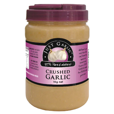 Just Foods Crushed Garlic 1kg