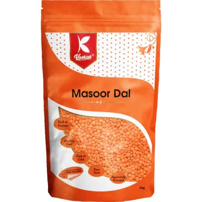 Kashish Red Masoor Split Lentils 1kg
