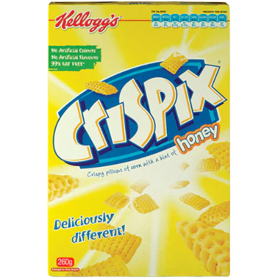 Kellogg's Crispix Honey Breakfast Cereal 260g