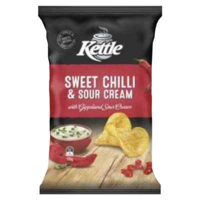Kettle Chip Company Sweet Chilli & Sour Cream Potato Chips 150g