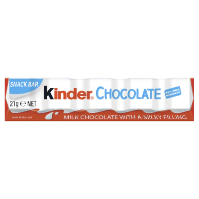 Kinder Milk Chocolate Snack Bar 21g
