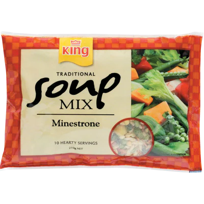 King Minestrone Traditional Soup Mix 210g