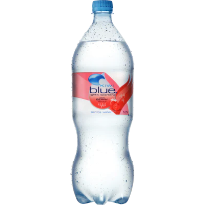 Kiwi Blue Berry Lightly Sparkling Spring Water 1.25l