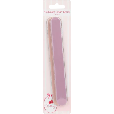 Korbond Redberry Cushioned Emery Boards 2pk