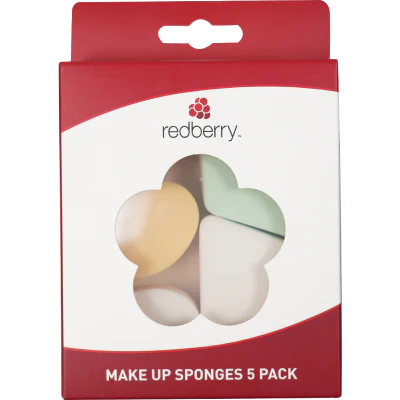Korbond Redberry Make Up Sponges 5pk