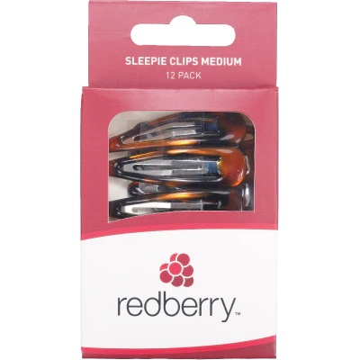 Korbond Redberry Sleepie Clips Medium 12pk