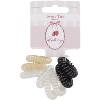 Korbond Redberry Twisty Ties 8pk
