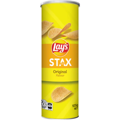 Lay's Stax Potato Chips Original 105g
