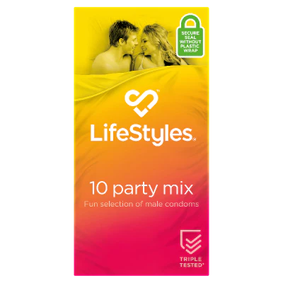 Lifestyles Party Mix Condoms 10pk