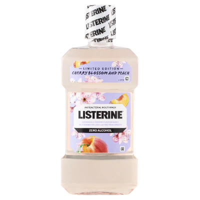 Listerine Cherry Blossom & Peach Mouthwash 500ml
