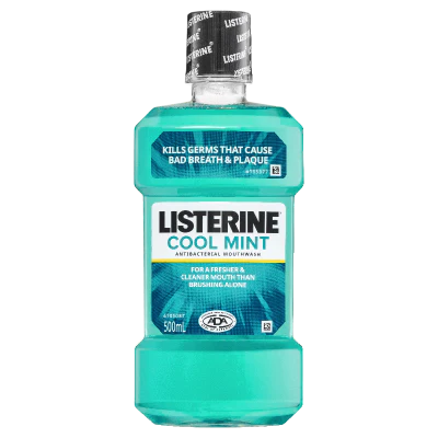 Listerine Cool Mint Antibacterial Mouthwash 500ml