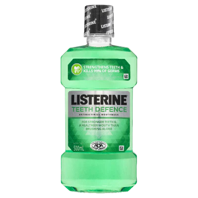 Listerine Teeth Defence Antibacterial Mouthwash 500ml