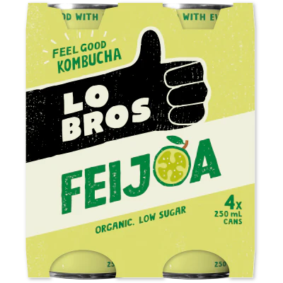 Lo Bros Feijoa Kombucha 4 x 250ml