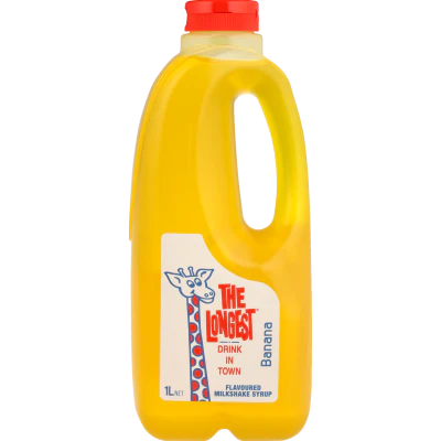 Longest Drink Banana Milkshake Syrup 1l