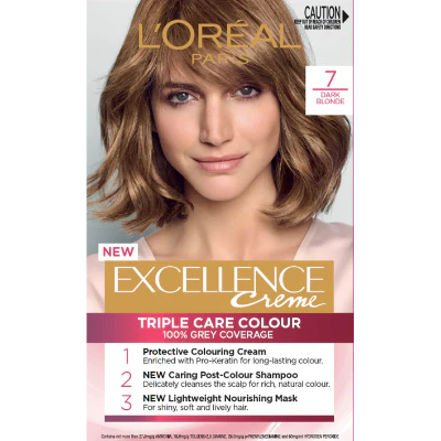 L'Oreal Paris Excellence Creme 7 Dark Blonde Hair Colour ea