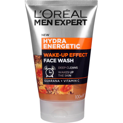 L'Oreal Paris Men Hydra Energetic Wake-Up Effect Guarana & Vitamin C Face Wash 100ml
