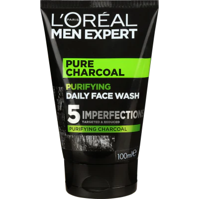 L'Oreal Paris Pure Charcoal Purifying Daily Face Wash 100ml