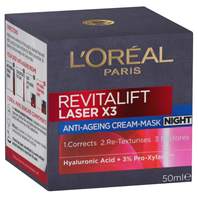 L'Oreal Paris Revitalift Laser X3 Anti-Aging Night Cream 50ml