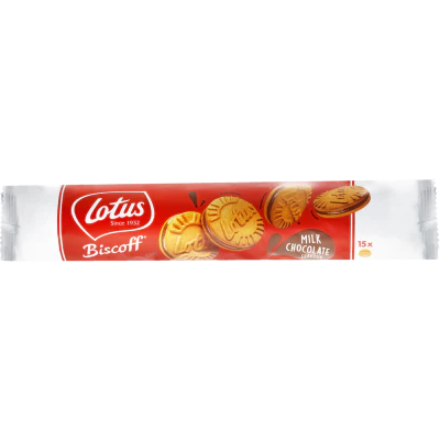 Lotus Biscoff Milk Chocolate Flavour Sandwich Biscuits 150g