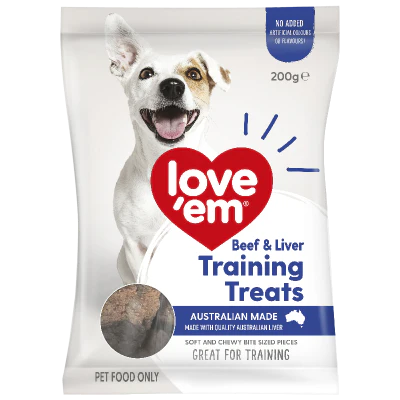Love'em Beef & Liver Training Treats 200g