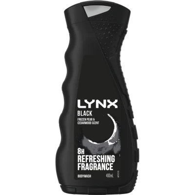 Lynx Black Shower Gel 400ml
