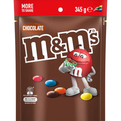 M&M's Milk Chocolate Pouch 345g