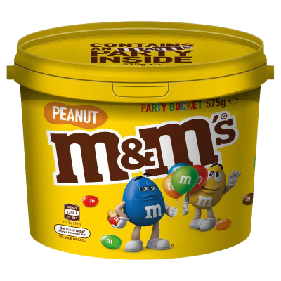 M&M's Peanut Chocolate Party Share Bucket 575g
