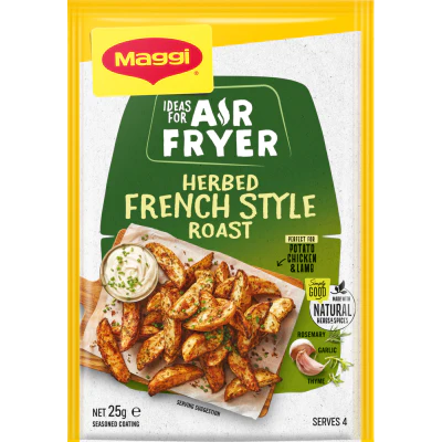 Maggi Air Fryer Herbed French Style Roast Seasoned Coating 25g
