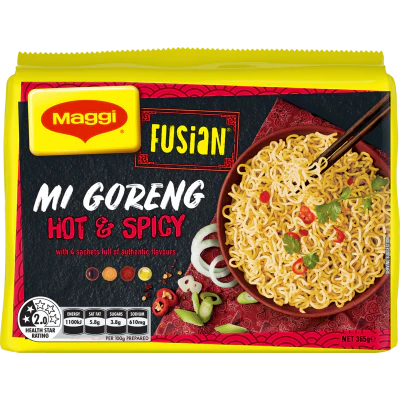 Maggi Hot Spicy Multipack Noodles 5 x 73g