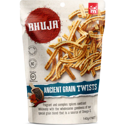 Majans Bhuja Ancient Grain Twists 140g