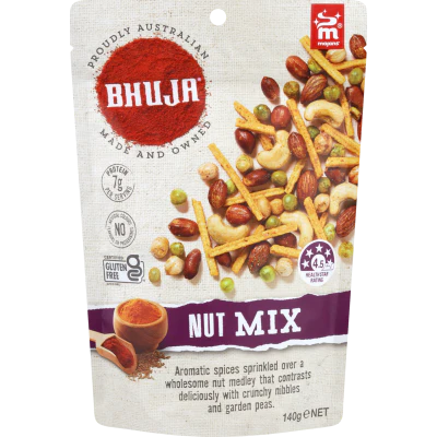 Majans Bhuja Nut Mix 140g