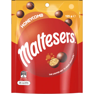 Maltesers Honeycomb Chocolate Pouch 125g
