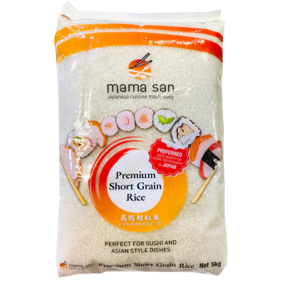 Mama San Premium Short Grain Rice 5kg