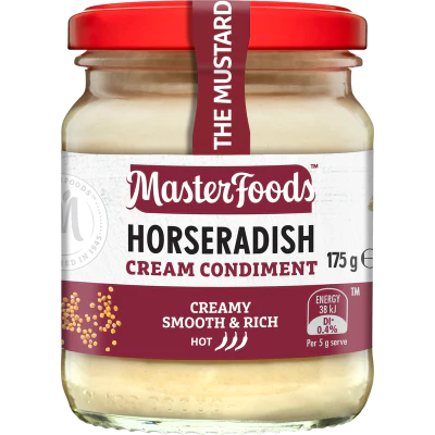 Masterfoods Horseradish Cream Condiment 175g