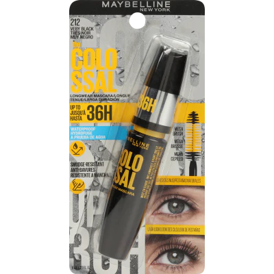 Maybelline New York Colossal 36H Very Black Waterproof Mascara 8ml
