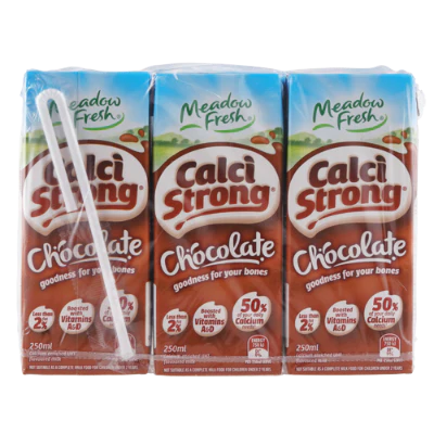 Meadow Fresh Calci Strong Long Life Chocolate Milk 6pk
